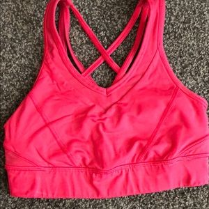 Pink Lululemon bra